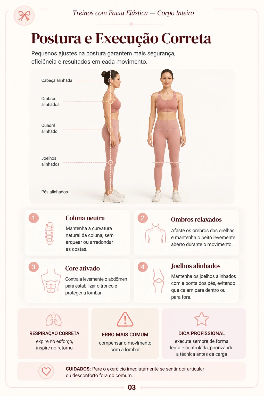 Postura e execução correta