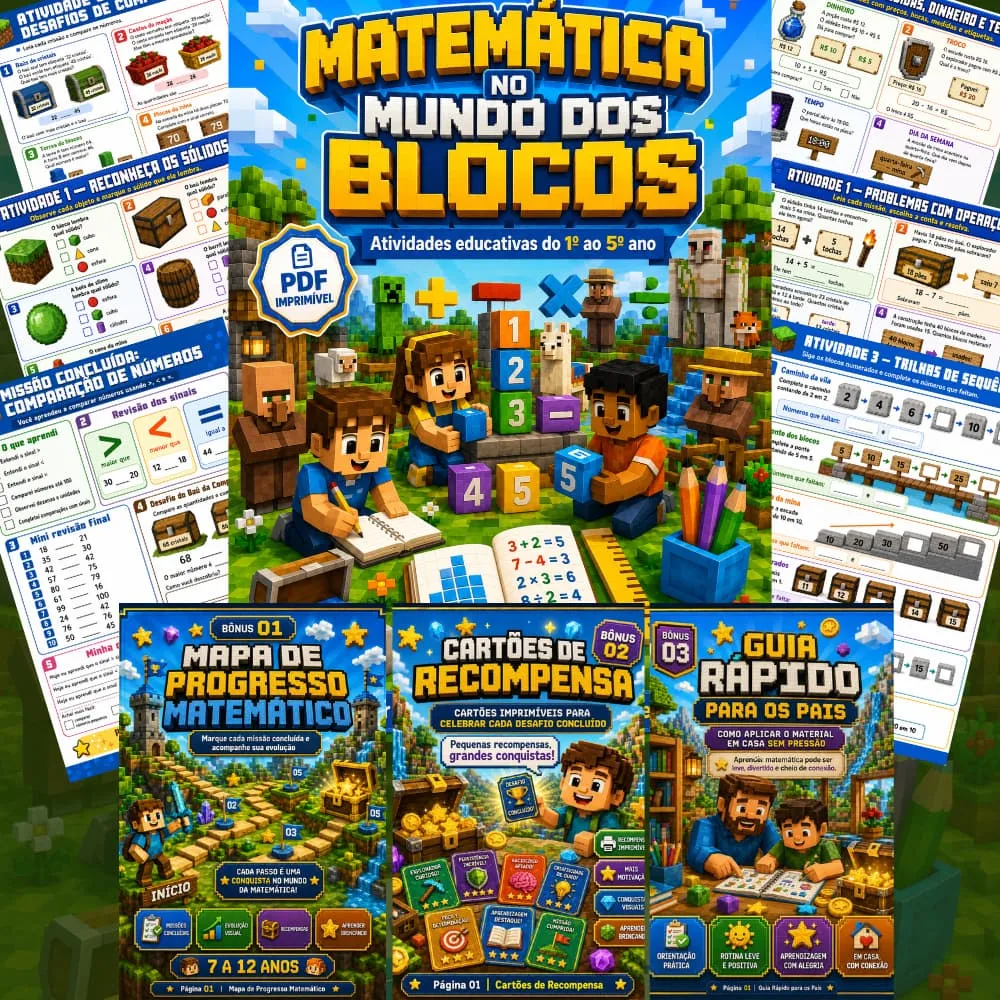 Visual das Atividades de Matemática