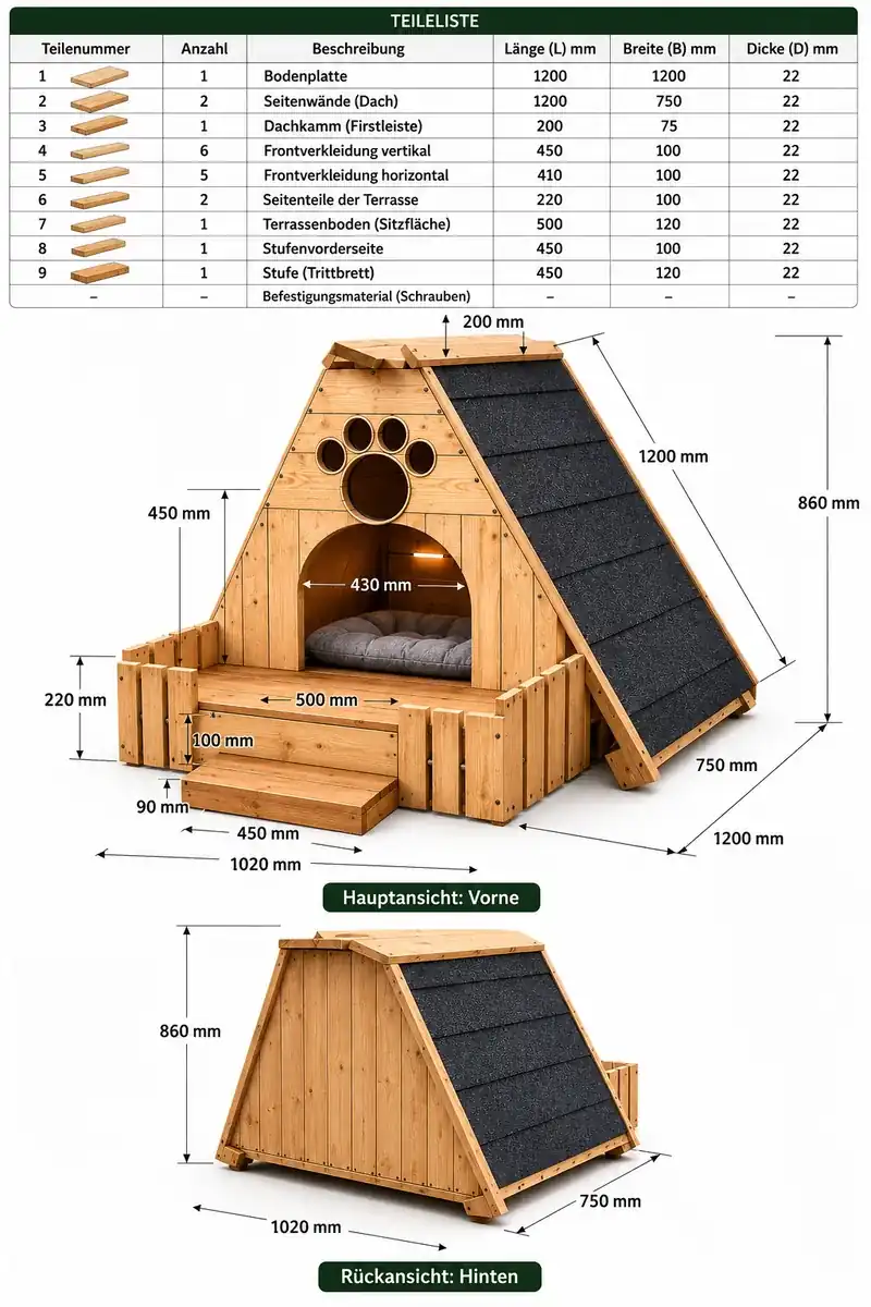 A-Frame Hundehaus
