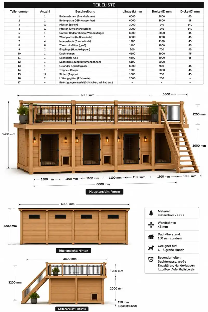 Premium XL Hundehaus