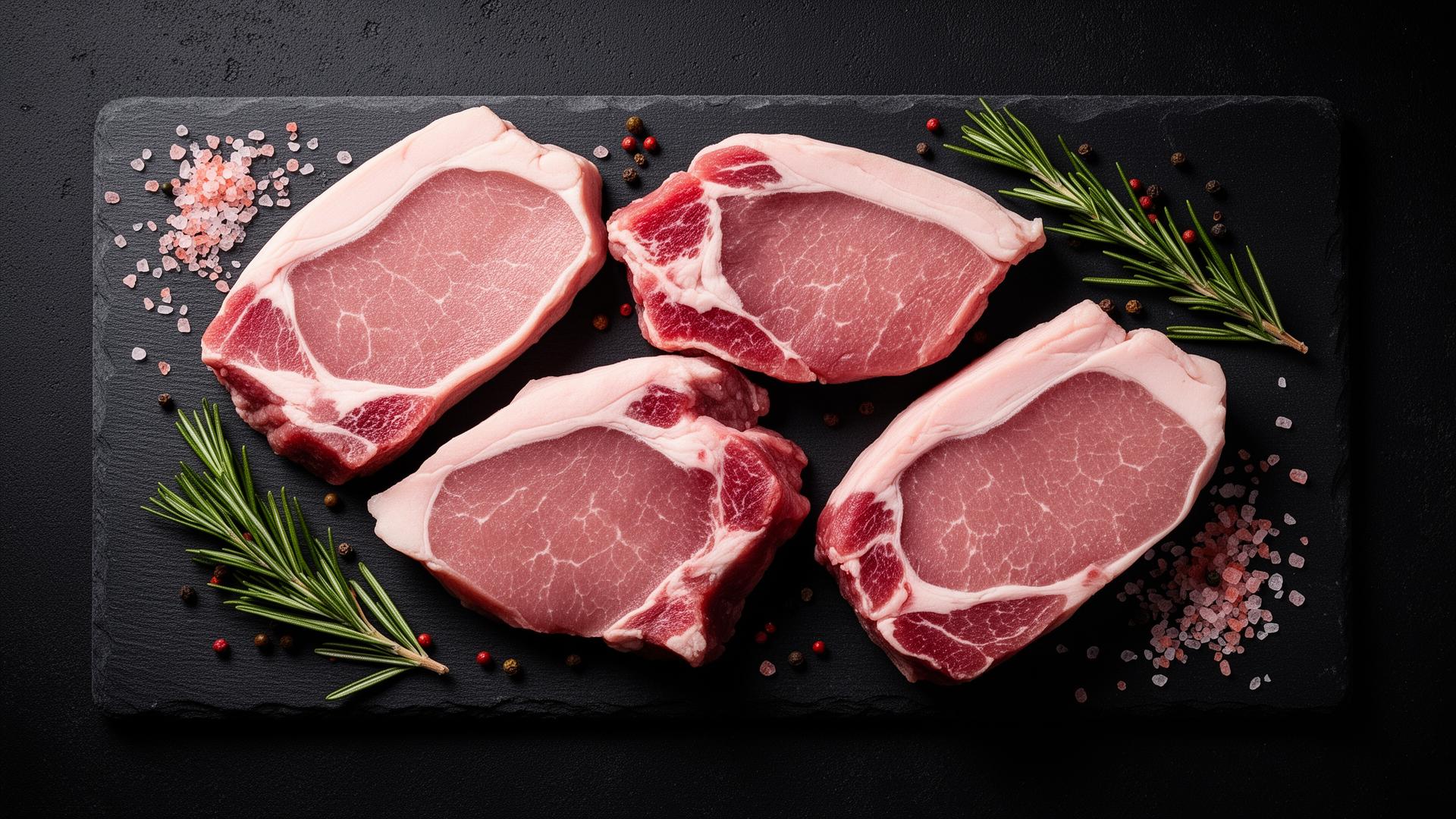 Cortes premium de carne suína Caçula